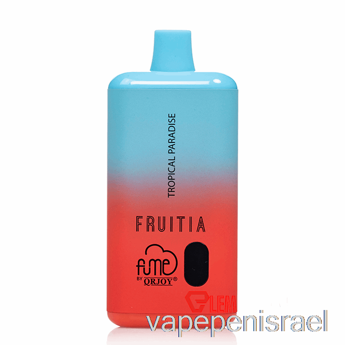 חד פעמי Vape Israel Fruitia X Fume 8000 חד פעמי גן עדן טרופי